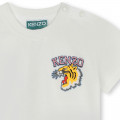 T-shirt com molas de pressão KENZO KIDS para RAPARIGA