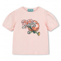 Conjunto de t-shirt e calções KENZO KIDS para RAPARIGA