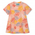 Vestido com molas de pressão KENZO KIDS para RAPARIGA
