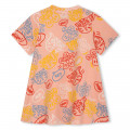 Vestido com molas de pressão KENZO KIDS para RAPARIGA