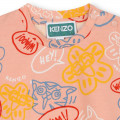 Vestido com molas de pressão KENZO KIDS para RAPARIGA