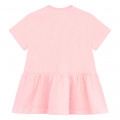 Vestido manga curta em algodão KENZO KIDS para RAPARIGA