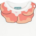 Vestido manga curta em algodão KENZO KIDS para RAPARIGA