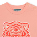 Sweatshirt moletão de algodão KENZO KIDS para RAPARIGA