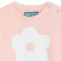 Short-sleeved cotton T-shirt KENZO KIDS for GIRL