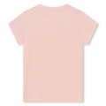 T-shirt manga curta em algodão KENZO KIDS para RAPARIGA