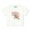 T-shirt estampada em algodão KENZO KIDS para RAPARIGA