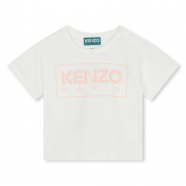 Baumwoll-T-Shirt mit Druckknopf KENZO KIDS Für MÄDCHEN