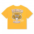 T-shirt estampada em algodão KENZO KIDS para RAPARIGA