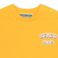 T-shirt estampada em algodão KENZO KIDS para RAPARIGA