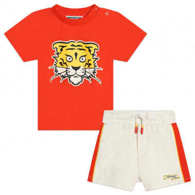 T-Shirt und Shorts mit Print KENZO KIDS Für JUNGE