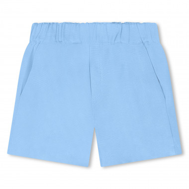 Plain shorts with embroidery  for 