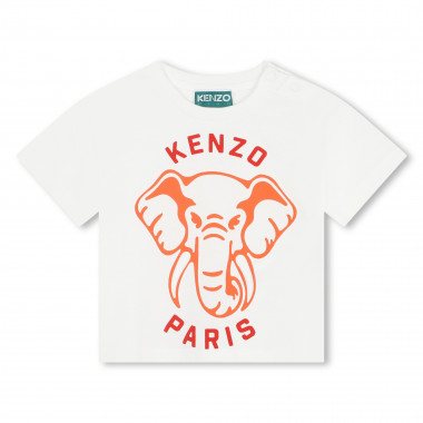 Camiseta estampada de algodón KENZO KIDS para NIÑA