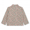 Print jacket with pockets KENZO KIDS for GIRL