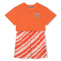 Katoenen jurk en T-shirt KENZO KIDS Voor