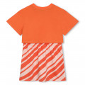 Katoenen jurk en T-shirt KENZO KIDS Voor