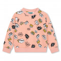 Fleece sweatshirt KENZO KIDS for GIRL