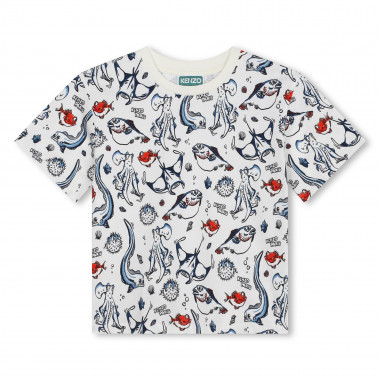 T-shirt imprimé intégral KENZO KIDS pour FILLE
