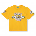 Cotton T-shirt with prints KENZO KIDS for GIRL