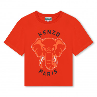 T-shirt met olifantenprint  Voor
