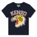 Camiseta con tigre rugiente KENZO KIDS para NIÑA