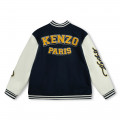 Bi-material bomber jacket KENZO KIDS for BOY