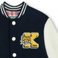 Bi-material bomber jacket KENZO KIDS for BOY