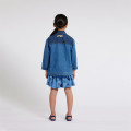 Jean jacket with patches KENZO KIDS for UNISEX