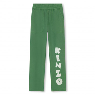 Pantalon à taille élastiquée KENZO KIDS pour GARCON