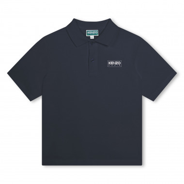 Short-sleeved polo with logo KENZO KIDS for BOY