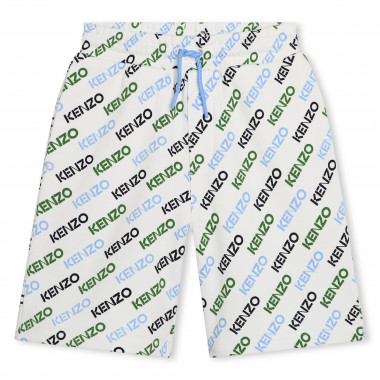 Printed tracksuit shorts KENZO KIDS for BOY