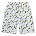 Printed tracksuit shorts KENZO KIDS for BOY