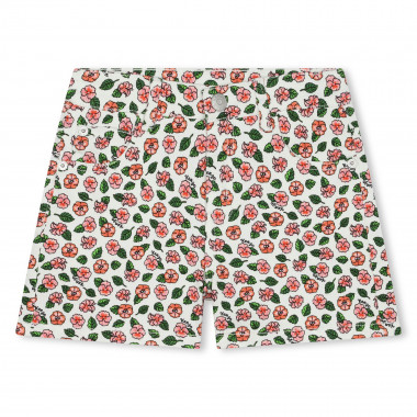 Printed cotton shorts  for 