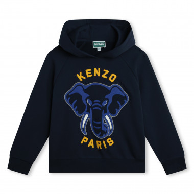 Katoenen sweater met capuchon KENZO KIDS Voor