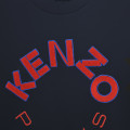 Sweat-shirt molleton en coton KENZO KIDS pour UNISEXE