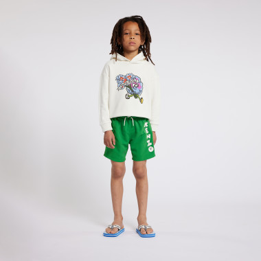 Kapuzen-Sweater aus Baumwolle KENZO KIDS Für JUNGE