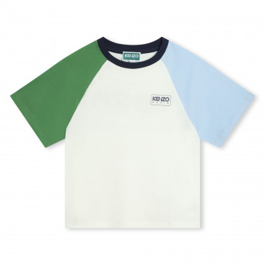 T-shirt multicolore in cotone  Per 