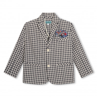 Checked suit jacket KENZO KIDS for BOY