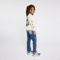Embroidered cotton jeans KENZO KIDS for BOY