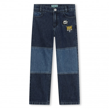 Embroidered cotton jeans  for 