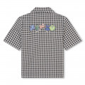Checked shirt with motifs KENZO KIDS for BOY