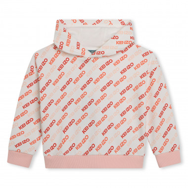 Katoenen sweater met print KENZO KIDS Voor