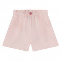 Calções com cintura elástica KENZO KIDS para RAPARIGA