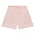 Calções com cintura elástica KENZO KIDS para RAPARIGA