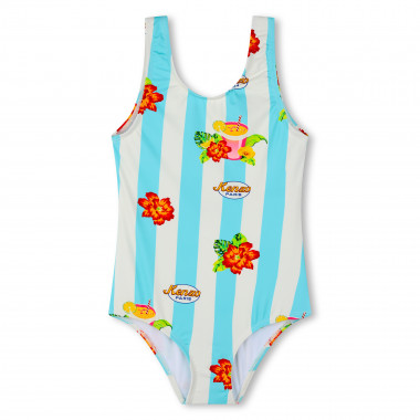 Striped one-piece swimsuit KENZO KIDS for GIRL