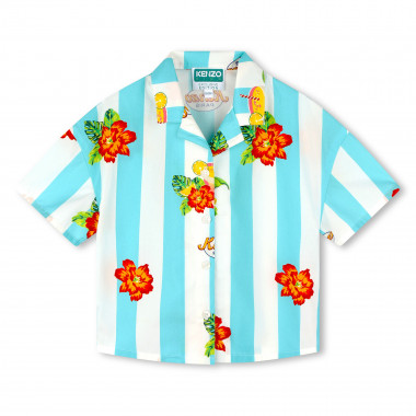 Printed cotton shirt KENZO KIDS for GIRL