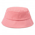 Printed cotton bucket hat KENZO KIDS for GIRL