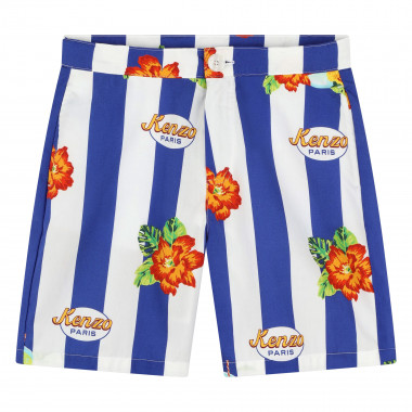 Long cotton shorts KENZO KIDS for BOY