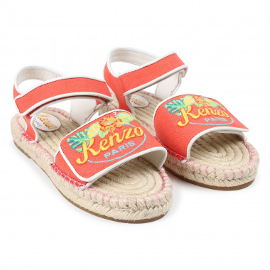 Sandales en coton KENZO KIDS pour FILLE
