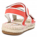 Sandales en coton KENZO KIDS pour FILLE